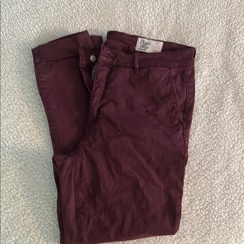 Women’s Burgundy Pants